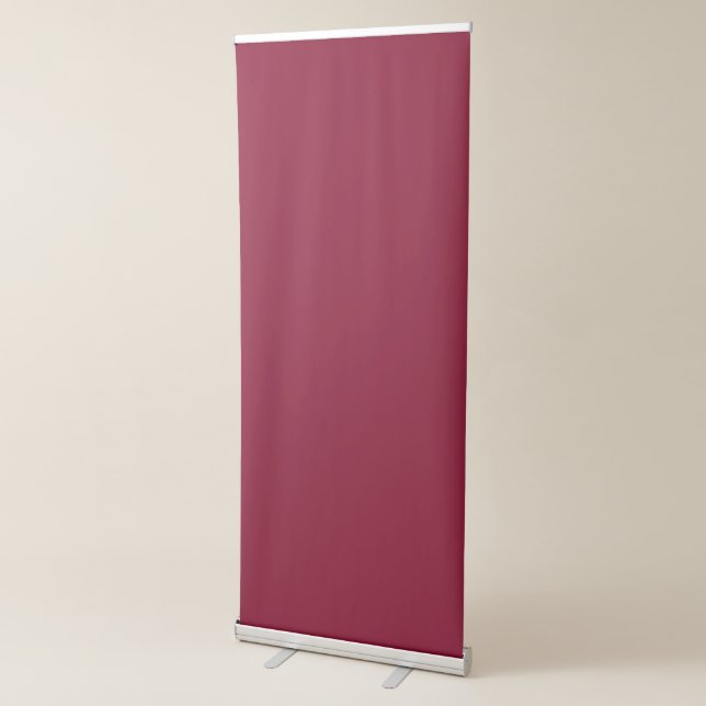 Burgundy Retractable Banner (3/4)