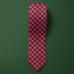 Burgundy & Rose Gold Farmers Tractor Tie<br><div class="desc">Nothing is more iconic in farm country than a tractor,  which makes this simple but elegant design ideal for the farmer in your life. Create a great gift combination package with a pair of matching socks featuring the same design.</div>
