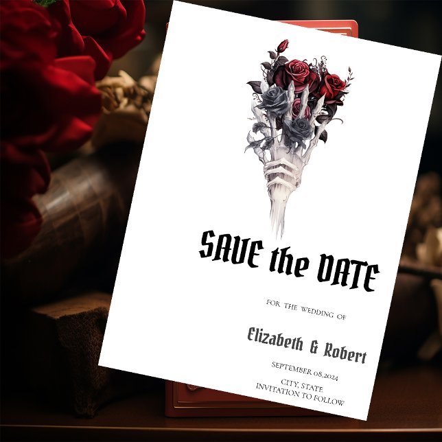 Burgundy Roses Save The Date (Creator Uploaded)