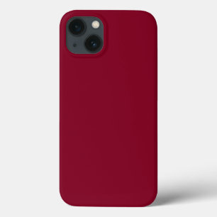 Burgundy (solid color)  iPhone 13 case