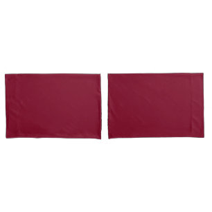 Burgundy (solid color)  pillowcase