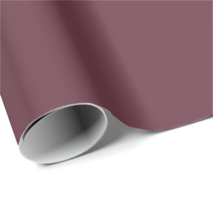 Burgundy Solid Colour 1 Wrapping Paper
