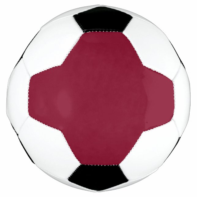 Burgundy Solid Colour | Classic | Elegant Football (Front)