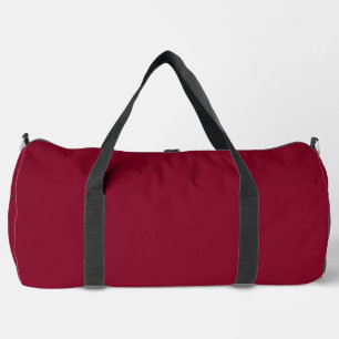 Burgundy (solid colour)  duffle bag