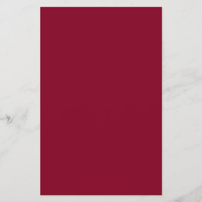 Burgundy Solid Colour Flyer (Front)