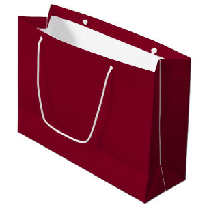 Burgundy (solid colour)  large gift bag