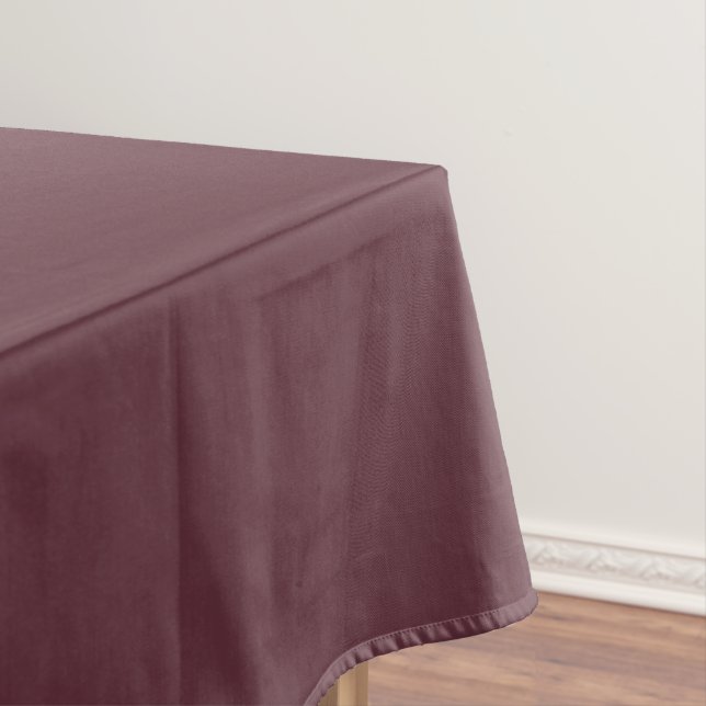 Burgundy Solid Colour Tablecloth (In Situ)