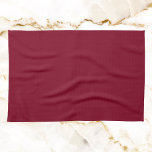 Burgundy Solid Colour Tea Towel<br><div class="desc">Burgundy Solid Colour. This rich,  deep red evokes sophistication and timeless elegance. Perfect for those who appreciate classic luxury. Its dark,  warm undertones create a sense of mystery and allure,  making it ideal for special occasions.</div>