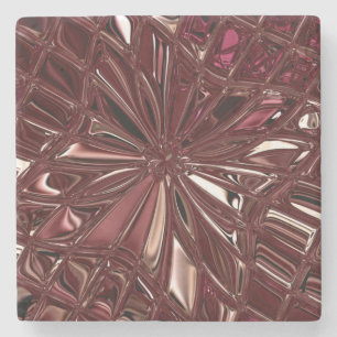 Burgundy Stone Coaster