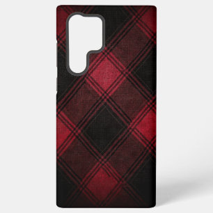 Burgundy Tartan Samsung Galaxy Case