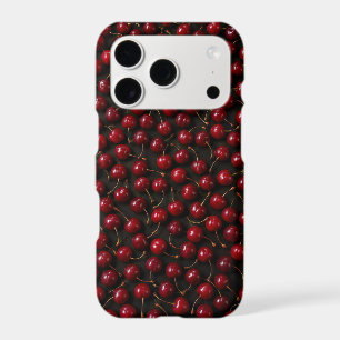 Burgundy Tile iPhone Case   Dense Cherry