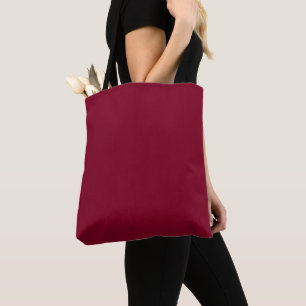 Burgundy Tote Bag