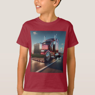Burgundy Truck by Natasha Us T-Shirt