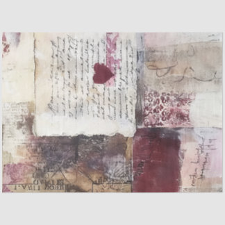 Burgundy Valentine Series Design #9 Tissue Paper