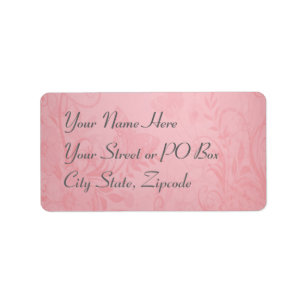 Burgundy Vintage Lace Wedding Label