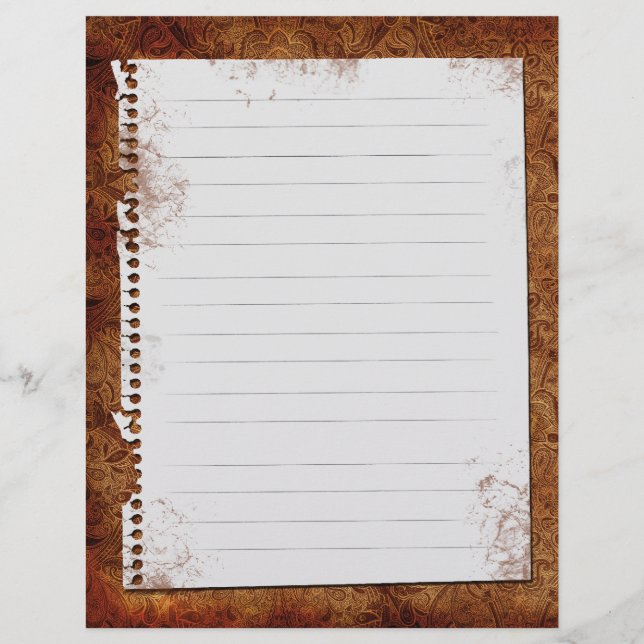 Burgundy Vintage Recipe Binder Inserts (Front)