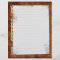 Burgundy Vintage Recipe Binder Inserts (1 sided)