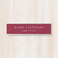 Burgundy White Modern Elegant Professional Classy