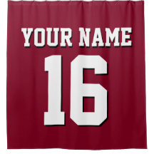 Burgundy White Sports Jersey Team Jersey