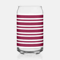Burgundy White Stripes Seamless Pattern