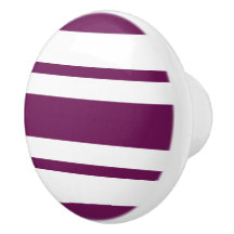 Burgundy Wine and White Striped Design