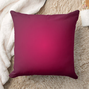 Burgundy Wine Soft Gradient Hues  Cushion