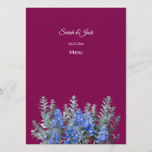 Burgundy Winter Wedding with Bluebonnet