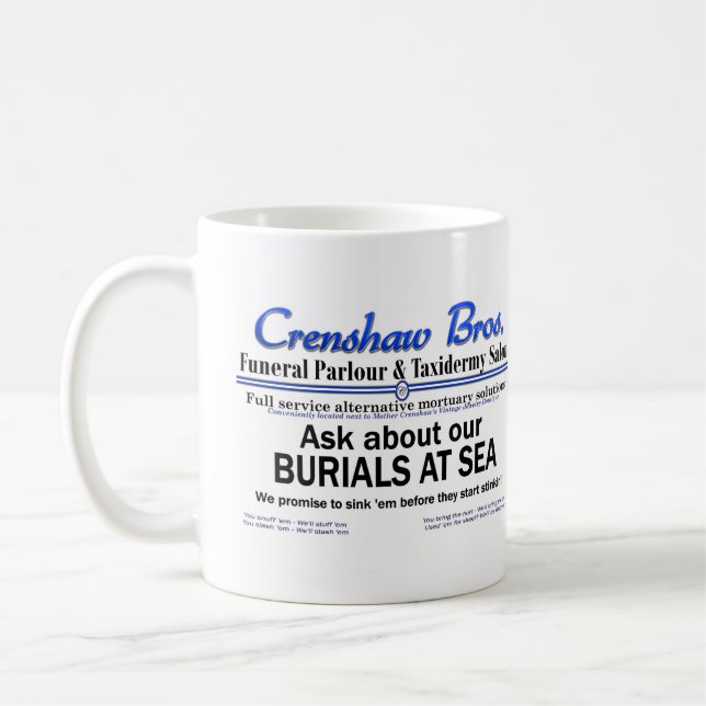Burial At Sea Coffee Mug (Left)