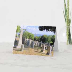 Burial Hill Plymouth, MA in August 2018 Holiday Card