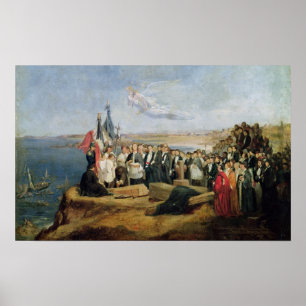 Burial of the Vicomte de Chateaubriand Poster