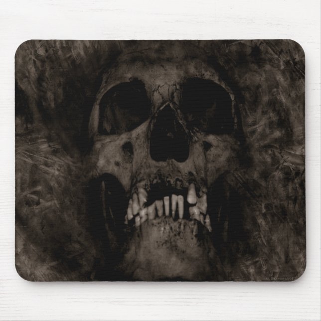 Buried Sckull Mouse Mat (Front)