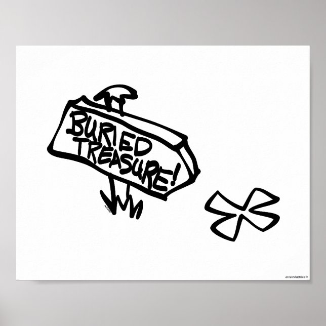 Buried Treasure Sign (Front)