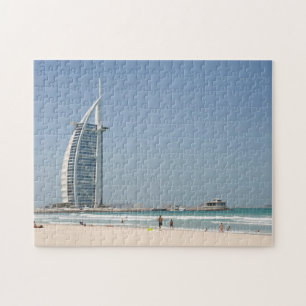 Burj Al Arab From Sunset Beach, Dubai Jigsaw Puzzle