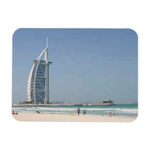 Burj Al Arab From Sunset Beach, Dubai Magnet