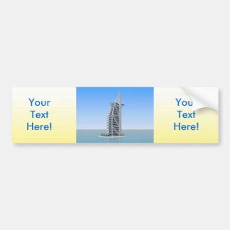 Burj Al Arab Hotel Dubai: 3D Model: Bumper Sticker