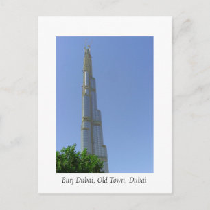 Burj Dubai, Old Town, Dubai Postcard