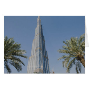 Burj Khalifa, Dubai and palm trees
