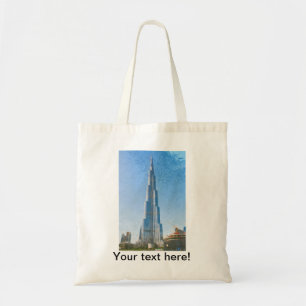 Burj Khalifa, Dubai painting Tote Bag