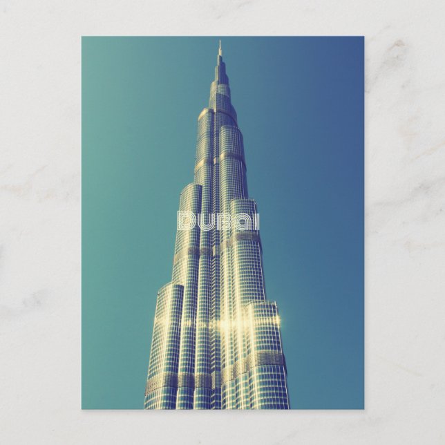 Burj Khalifa, Dubai Postcard (Front)