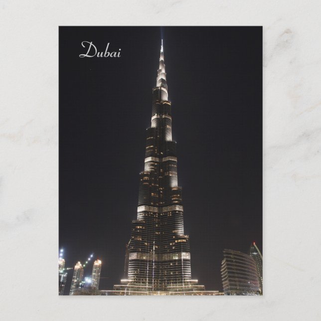 Burj Khalifa, Dubai - Postcard (Front)