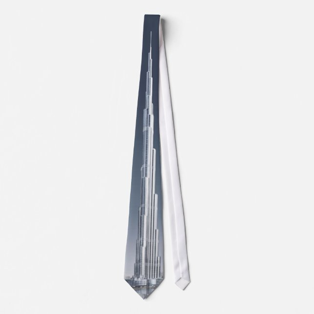 Burj Khalifa Dubai - Worlds Tallest Building Tie (Front)