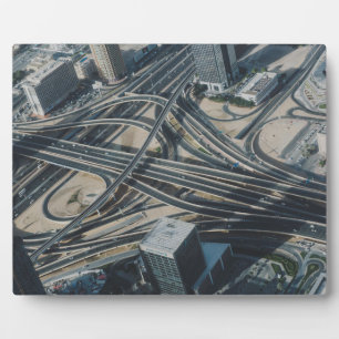 Burj Khalifa road view,Dubai Plaque
