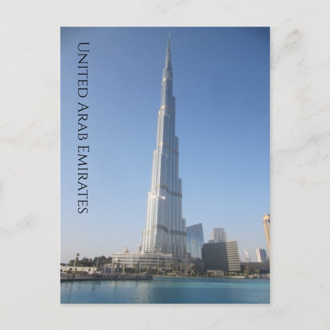 burj khalifa uae postcard (Front)