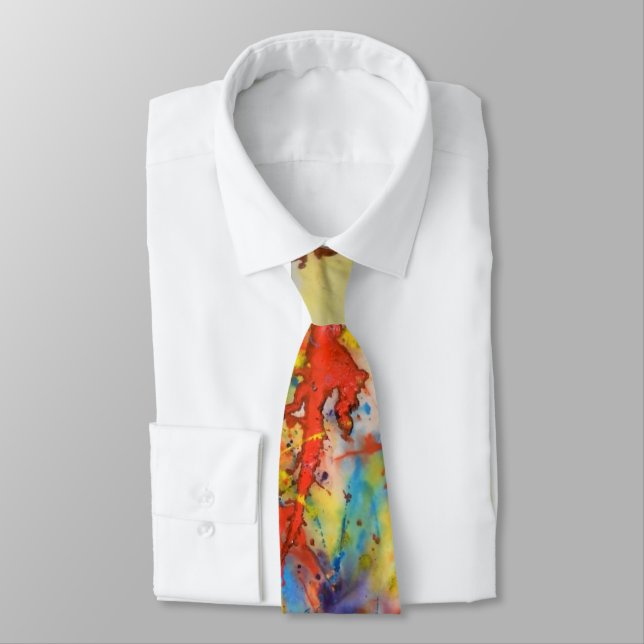 Burkay RainbowEyes ArtTie Tie (Tied)