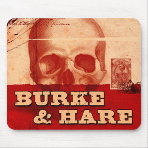 Burke and Hare title mouse pad