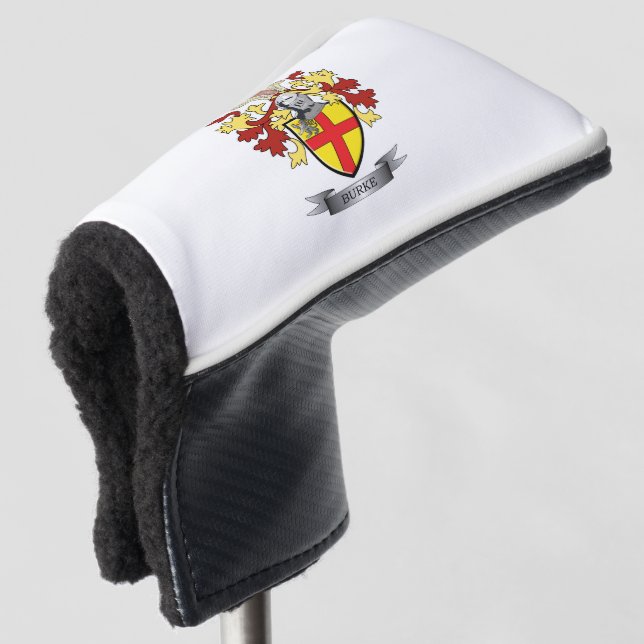 Burke Coat of Arms Golf Head Cover (3/4 Front)