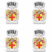 Burke Crest Irish Translation & Meaning (x4)