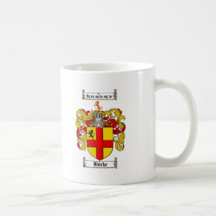 BURKE FAMILY CREST -  BURKE COAT OF ARMS COFFEE MUG