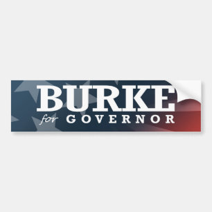 BURKE FOR GOVERNOR 2014 BUMPER STICKER