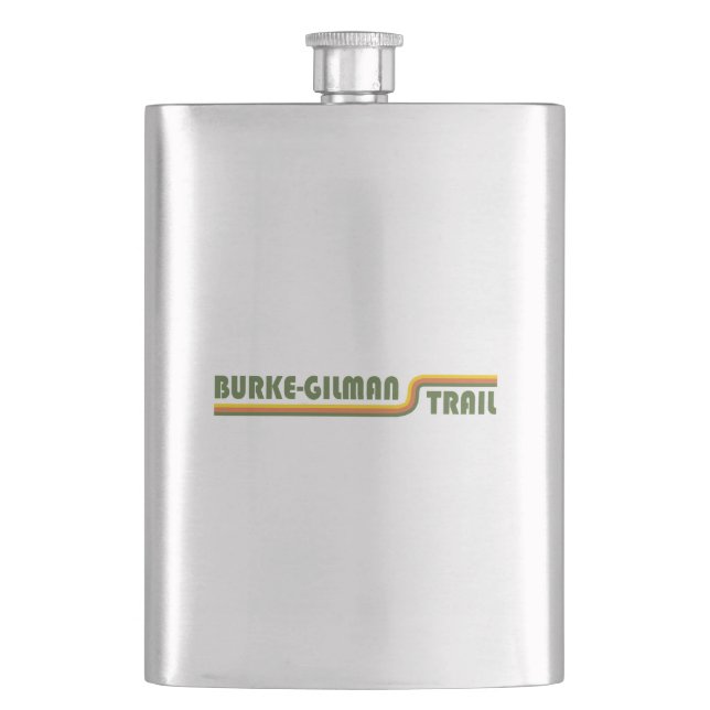 Burke-Gilman Trail Hip Flask (Front)